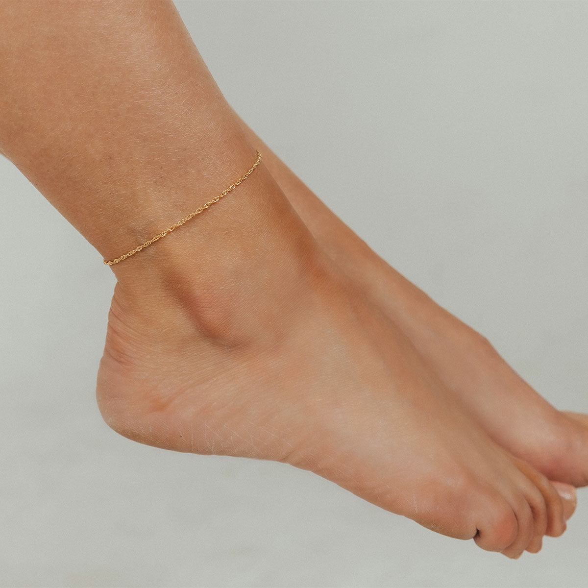 Silver gold anklets deals
