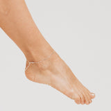 Roma Italian Adjustables Anklet Up to 11" Adjustable Specchio Mirror Anklet (Silver)