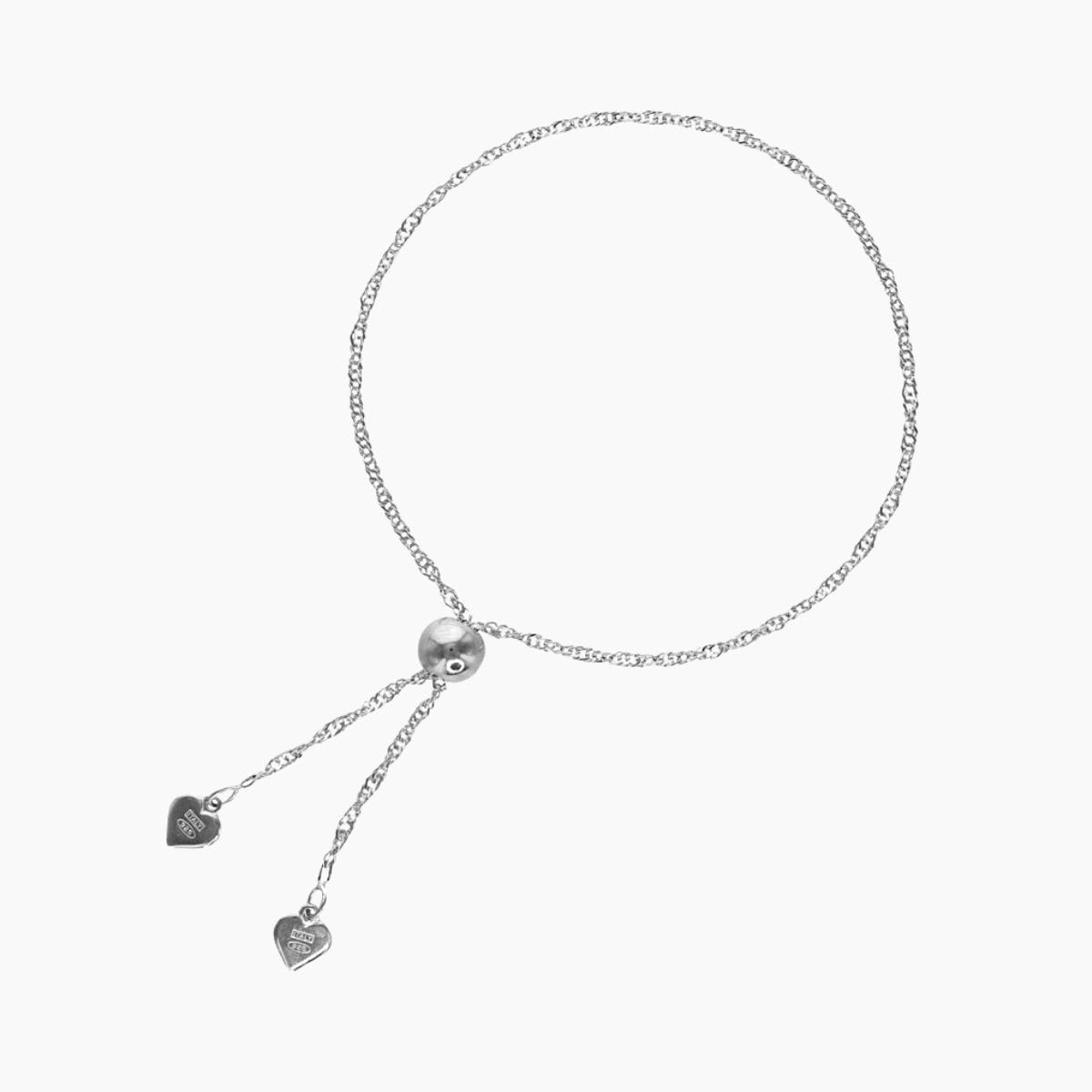 Adjustable Milano Twist Sterling Silver Friendship Bracelet