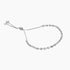 Roma Italian Adjustables Bracelets Adjustable Moon Cut Bead Friendship Bracelet (Silver)