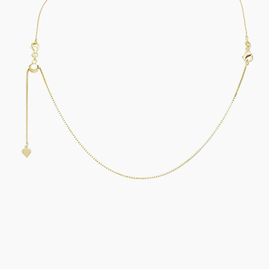 Roma Italian Adjustables Extenders Adjustable Venezia Box Necklace Extender (Gold)
