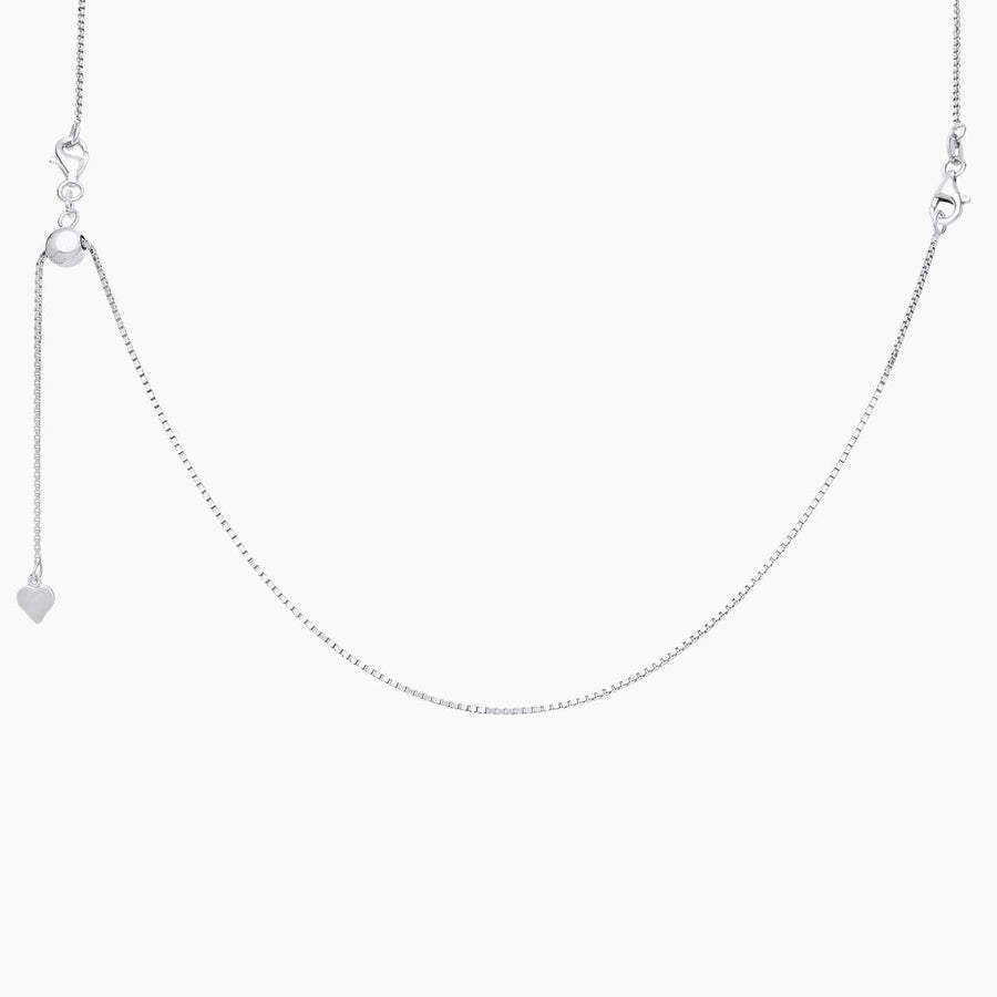Roma Italian Adjustables Extenders Adjustable Venezia Box Necklace Extender (Sterling Silver)