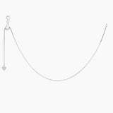 Roma Italian Adjustables Extenders Silver Adjustable Venezia Box Necklace Extender (Sterling Silver)