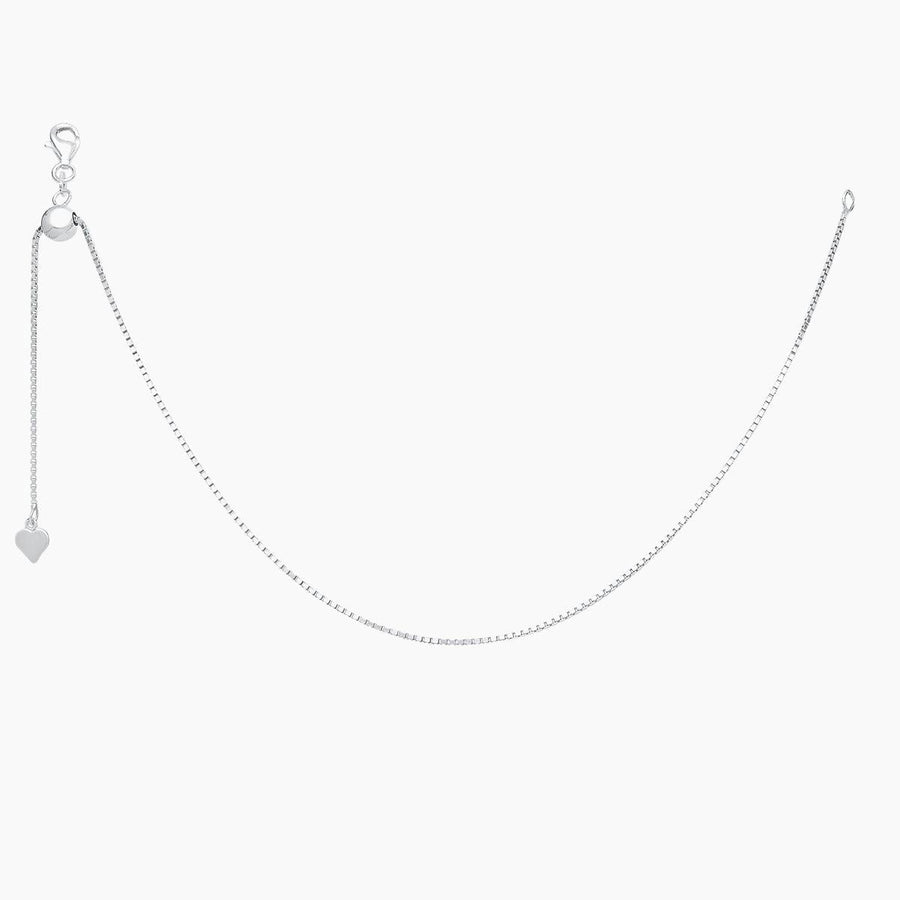 Roma Italian Adjustables Extenders Silver Adjustable Venezia Box Necklace Extender (Sterling Silver)