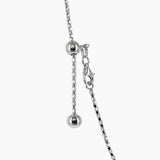 Roma Italian Adjustables Necklaces,Chains Finish / Silver 30" Italian Sterling Silver Adjustable Popcorn Bombe Chain