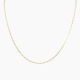 Roma Italian Adjustables Necklaces,Chains Gold 20" Italian Adjustable Specchio Mirror Chain (Gold)
