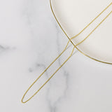 Roma Italian Adjustables Necklaces,Chains Gold 20" Italian Ferrara Diamond-Cut Bead Adjustable Chain (Gold)