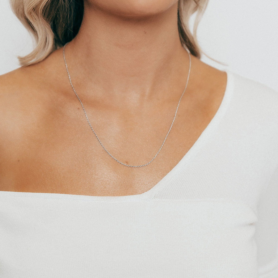 Roma Italian Adjustables Necklaces,Chains Italian Corda Rope Adjustable Chain