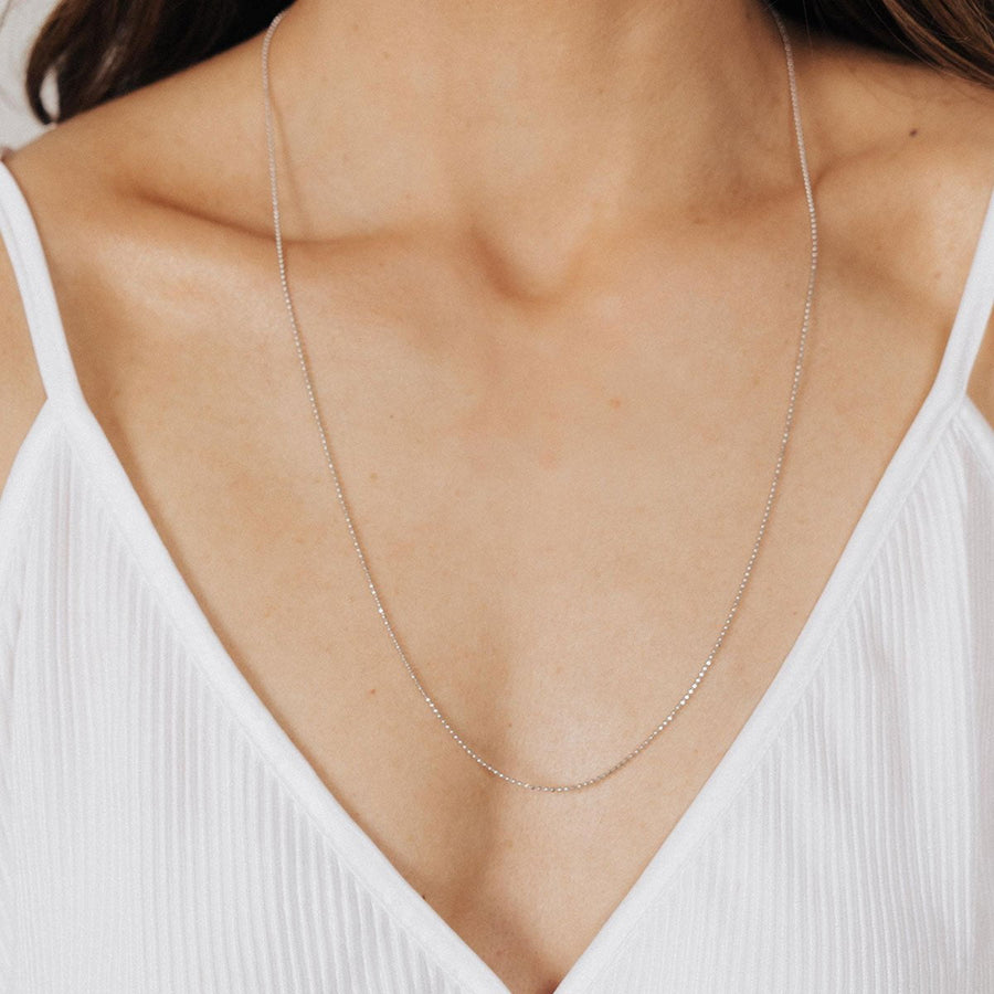Roma Italian Adjustables Necklaces,Chains Silver 24" Italian Ferrara Diamond-Cut Bead Adjustable Chain (Silver)