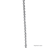 Roma Italian Adjustables Necklaces,Chains Silver 24" Italian Sterling Silver Verona Cable Adjustable Chain
