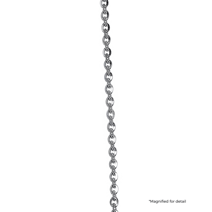 Roma Italian Adjustables Necklaces,Chains Silver 24" Italian Sterling Silver Verona Cable Adjustable Chain