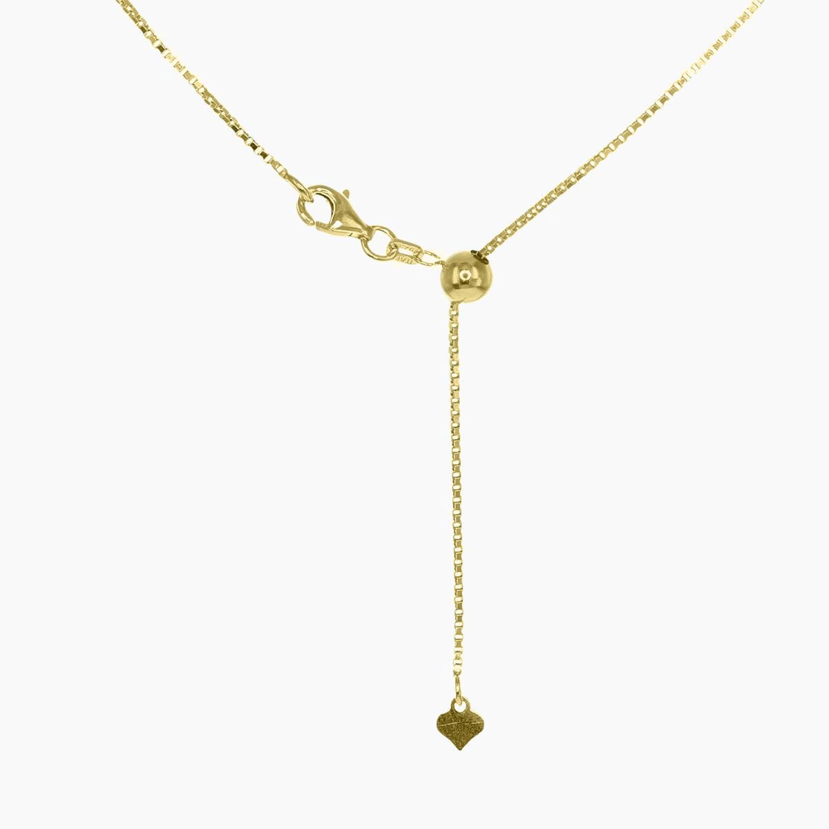 Adjustable Venezia Box Necklace Extender (Gold) Gold Roma Italian Adjustables Roma Designer Jewelry
