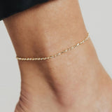 Roma Italian Adjustables Necklaces Italian Luna Bead Adjustable Chain