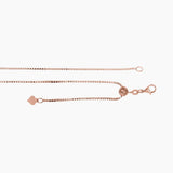 Roma Italian Adjustables Necklaces Rose Gold 24" Italian Venezia Box Adjustable Chain (Rose Gold)