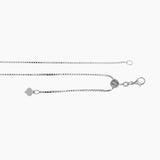 Roma Italian Adjustables Necklaces Silver 30" Italian Venezia Heavy Box Adjustable Chain (Silver)