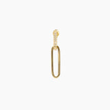 Roma Private Collection Earrings Gold Alessia Paperclip Drop Earrings (Gold)