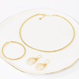 Roma Private Collection Necklaces Bella Sparkling Gold Necklace