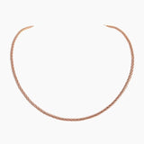 Roma Private Collection Necklaces Bella Sparkling Rose Gold Necklace