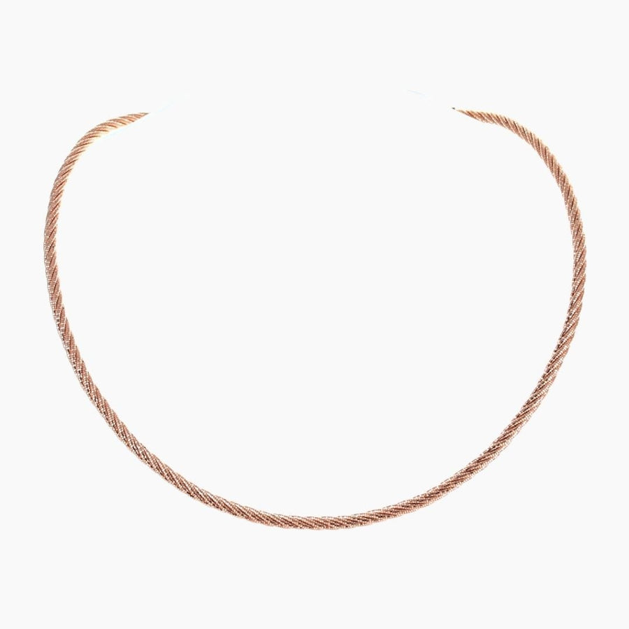 Roma Private Collection Necklaces Bella Sparkling Rose Gold Necklace