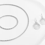 Roma Private Collection Necklaces Bella Sparkling Silver Necklace