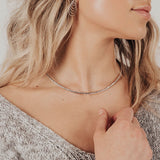 Roma Private Collection Necklaces Bella Sparkling Silver Necklace