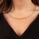 Roma Private Collection Necklaces Silver / Gold Private Collection 2-Tone Wrap Omega in Gold and Rhodium Vermeil