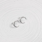 Roma Private Collection Silver Sterling Silver Crescent Moon Set