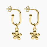 Roma Silver Collection Earrings Gold Roma Flower Earrings (Gold)