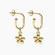 Roma Silver Collection Earrings Gold Roma Flower Earrings (Gold)