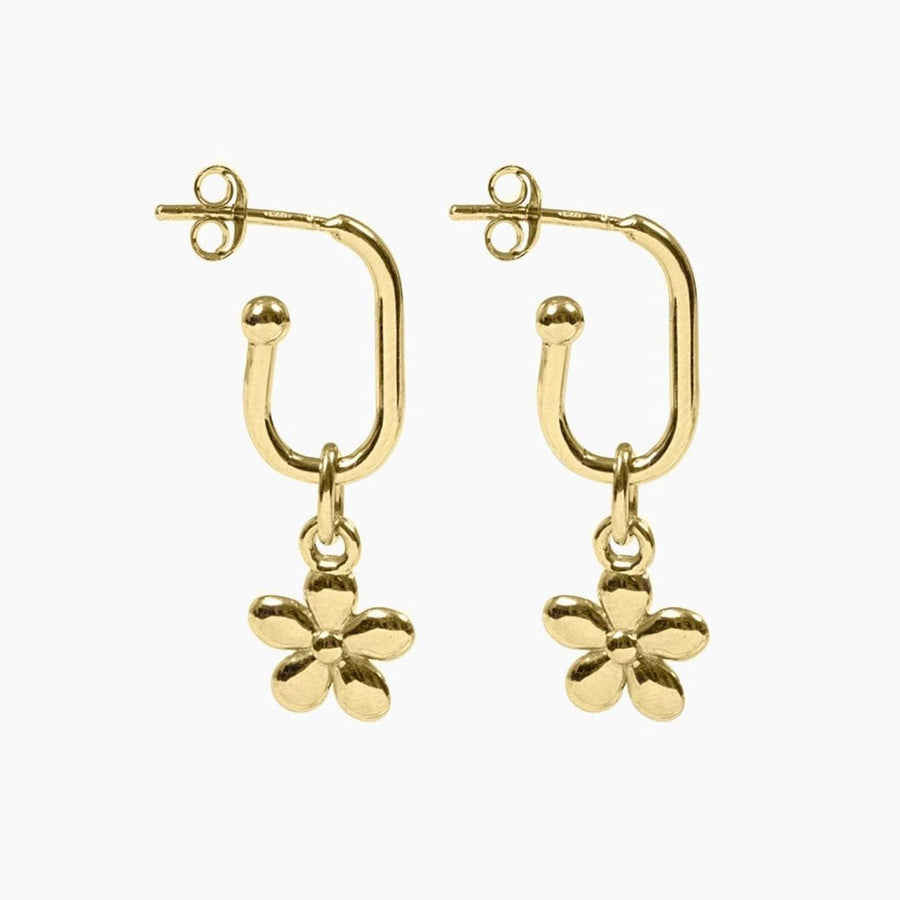 Roma Silver Collection Earrings Gold Roma Flower Earrings (Gold)