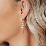 Roma Silver Collection Earrings Silver Roma Dragonfly CZ Earrings (Silver)