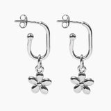 Roma Silver Collection Earrings Silver Roma Flower Earrings (Silver)