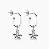 Roma Silver Collection Earrings Silver Roma Flower Earrings (Silver)