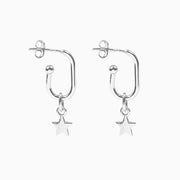 Roma Silver Collection Earrings Silver Roma Star Earrings (Silver)