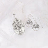 Roma Silver Collection Pendants Silver Hammered Sterling Silver Tree of Life Pendant