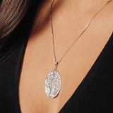 Roma Silver Collection Pendants Silver Hammered Sterling Silver Tree of Life Pendant