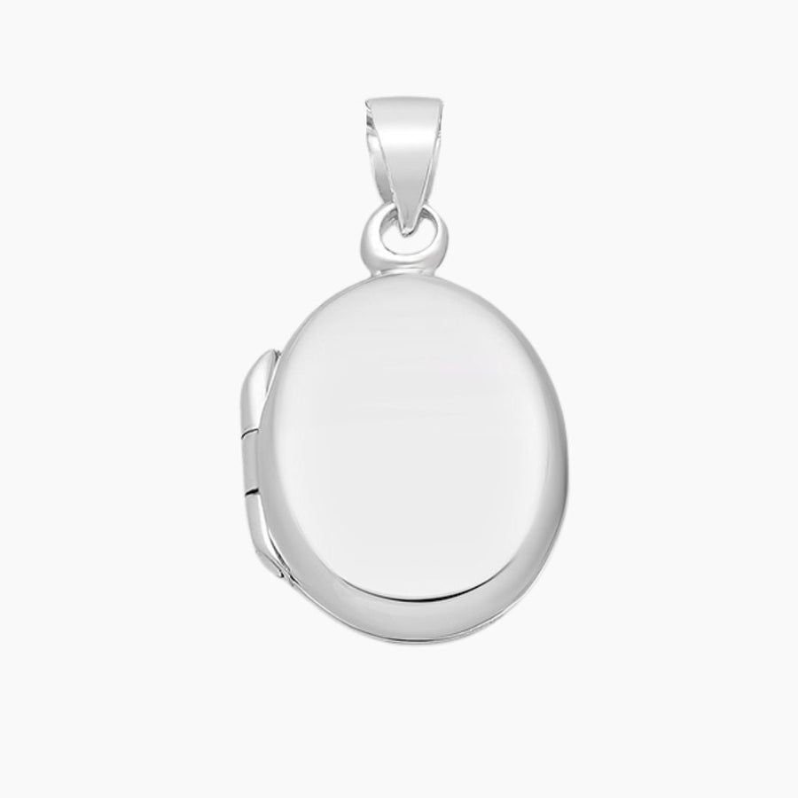 Roma Silver Collection Pendants Sterling Silver Oval Locket