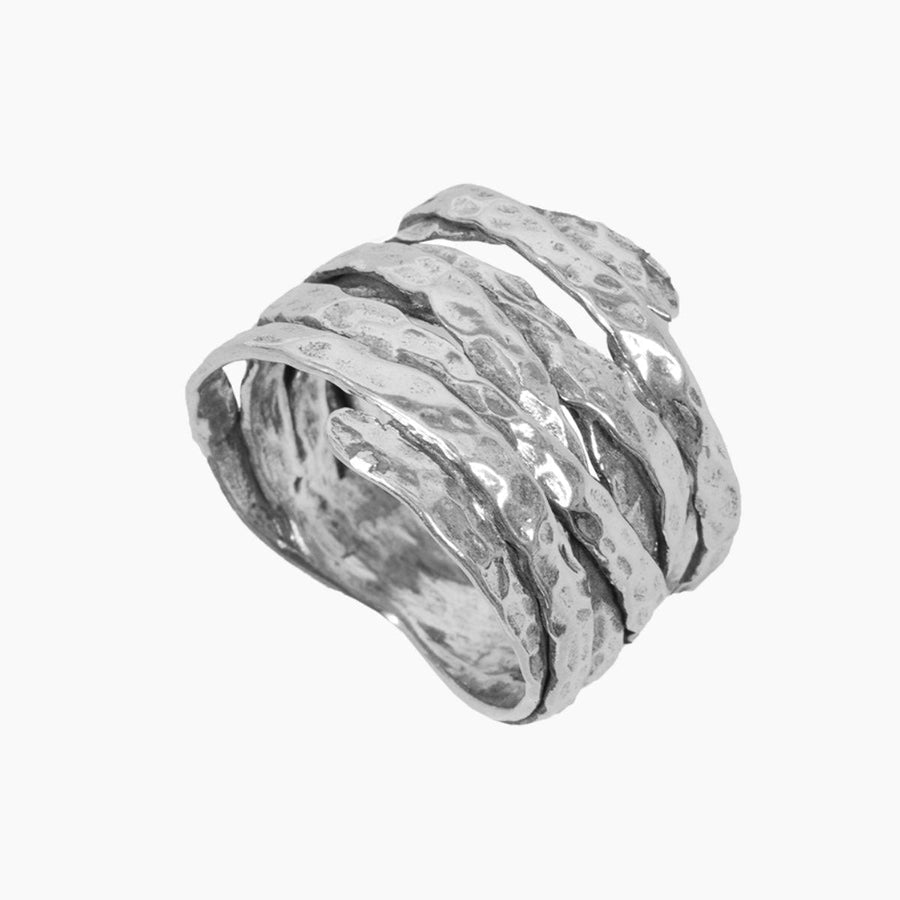 Roma Silver Collection Rings 6 / Silver Sterling Silver Band Ring