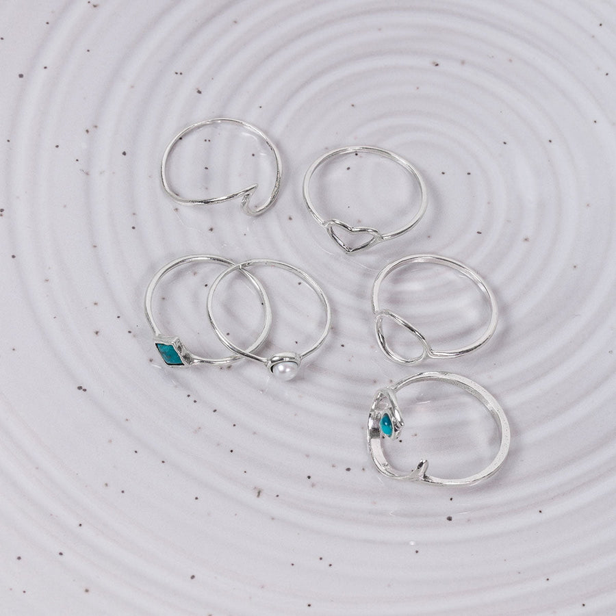 Roma Silver Collection Rings Roma Open Circle Sterling Silver Ring