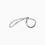 Roma Silver Collection Rings Roma Wave Sterling Silver Ring