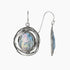 Roman Glass Jewelry Earrings Blue / Green / Pink / Purple Roman Glass Nested Egg Earrings