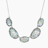 Roman Glass Jewelry Necklaces Blue / Green / Pink / Purple Roman Glass 5-Piece Patina Necklace