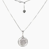 Roman Glass Jewelry Pendants Pendant + Chain Replica Widow's Mite Sterling Silver Pendant