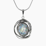 Roman Glass Jewelry Pendants Pendant + Chain Roman Glass Nested Egg Pendant